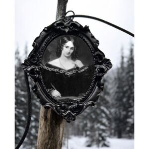 Mary Shelley Pendant Frankenstein's Monster Jewelry Author Writer Books